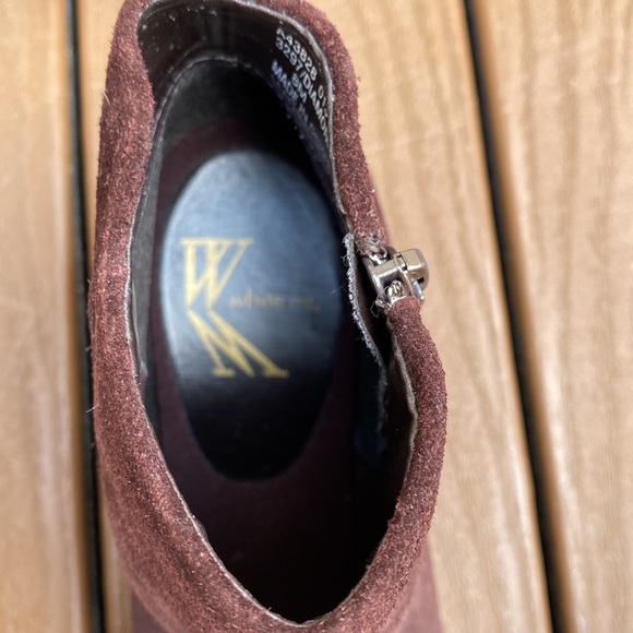 White Mountain Suede Ankle Boots - Picture 7 of 9